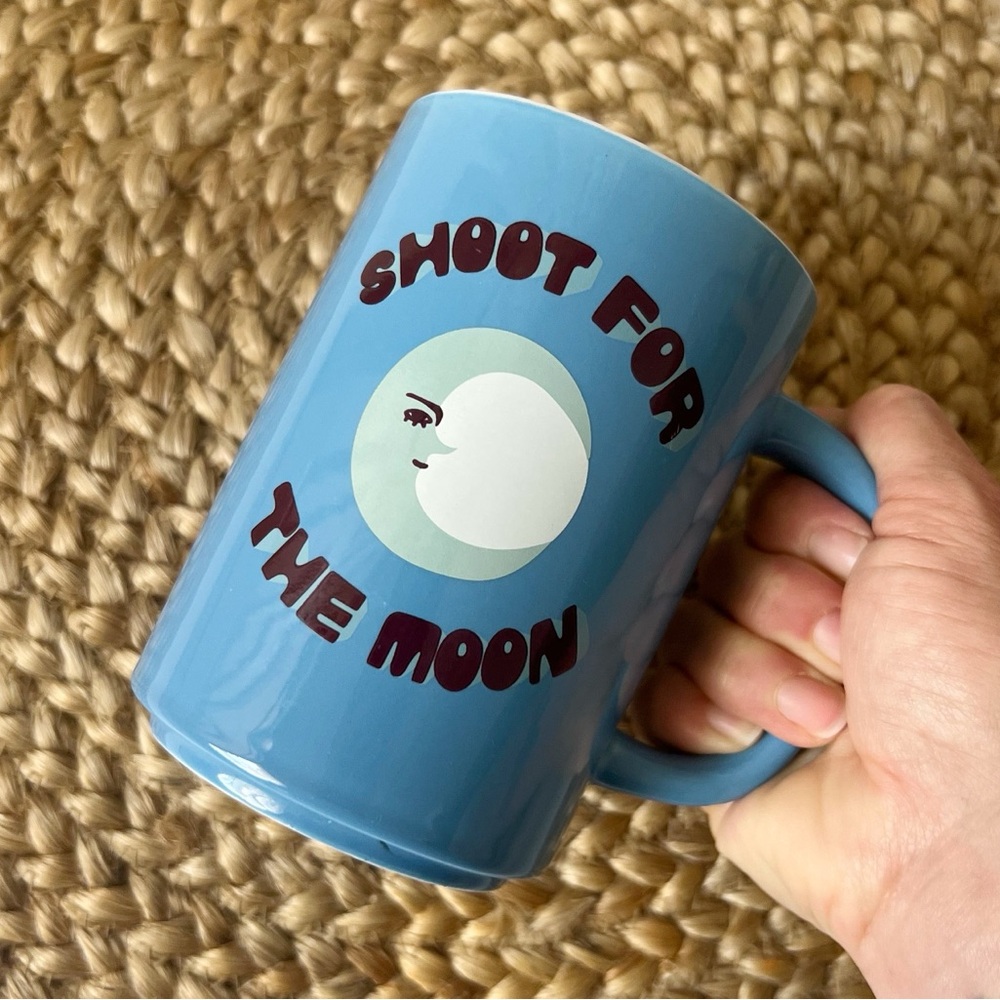 Room Essentials Stoneware SHOOT FOR THE MOON Mug